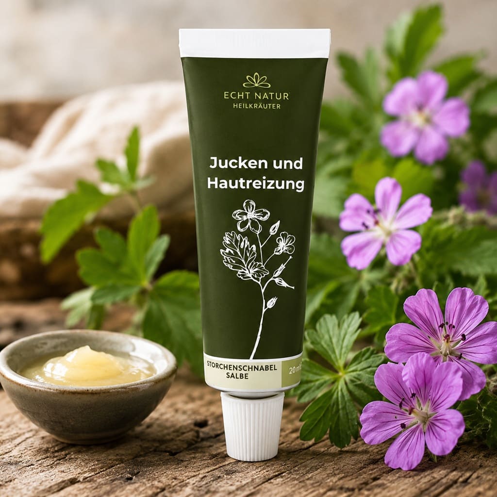 Storchenschnabel Salbe von Echt natur - Reine Naturkosmetik