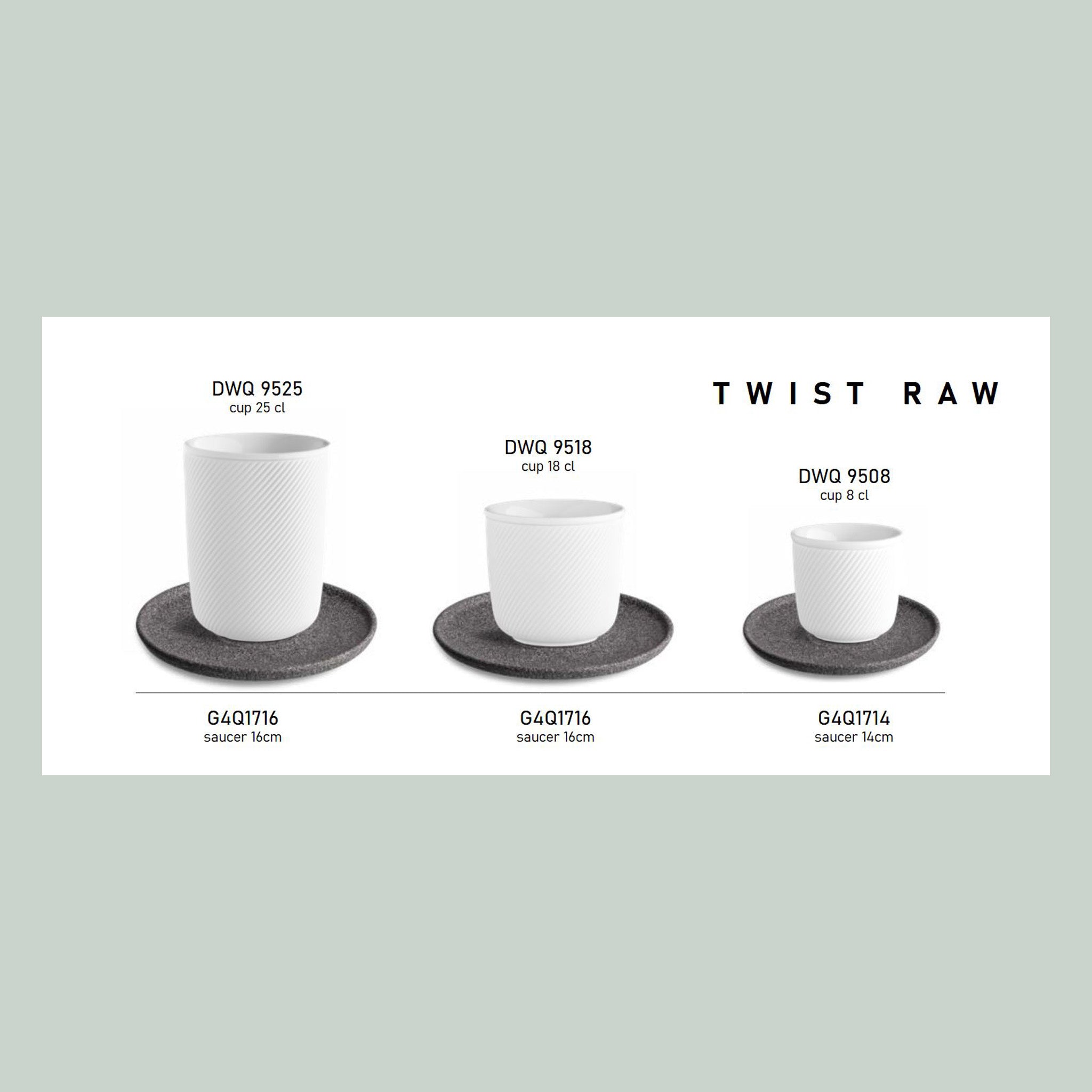 G. Benedikt Twist Raw Becher – Doppelwandig
