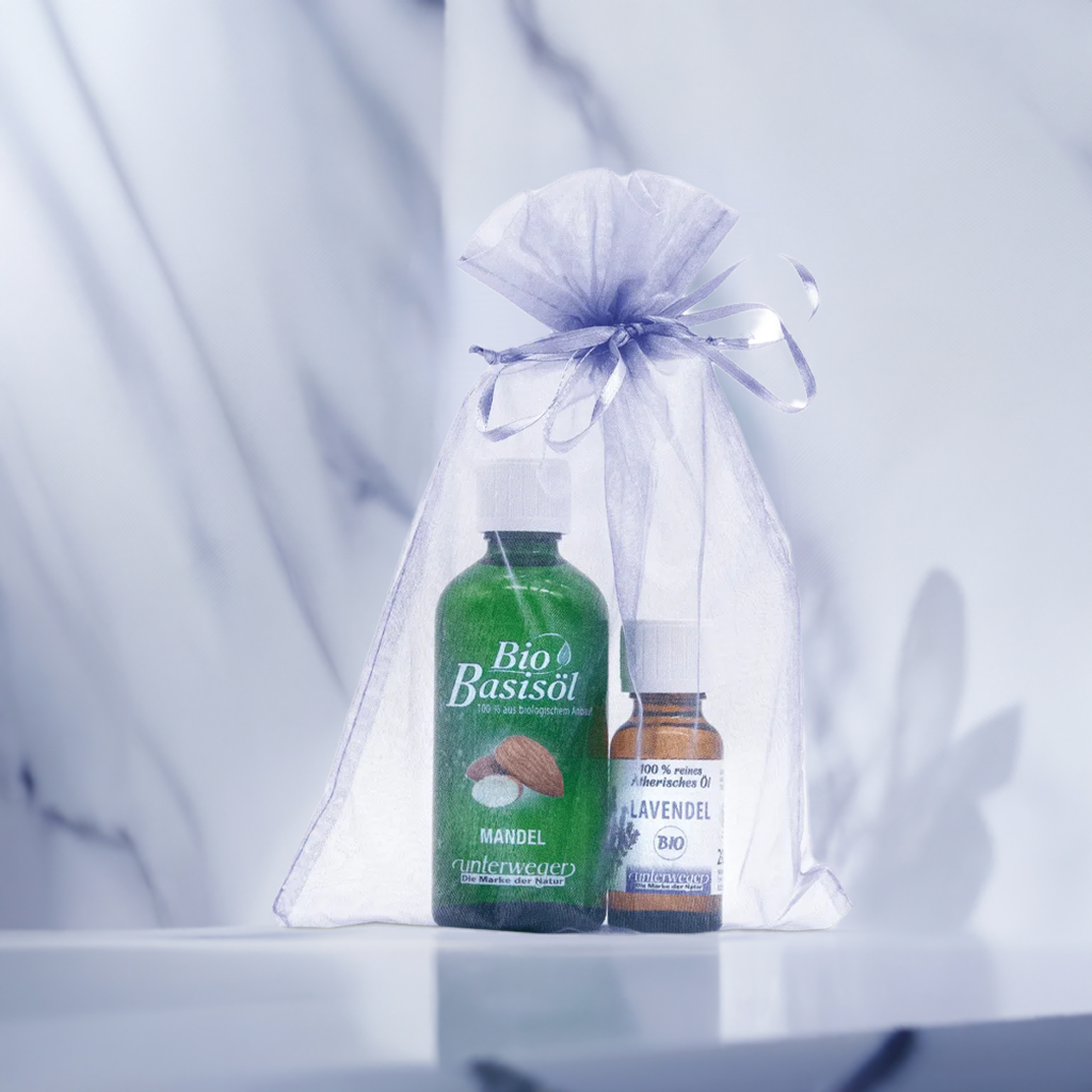 3x Skin Oil Set from Unterweger - Lavender, Orange & Mountain Pine