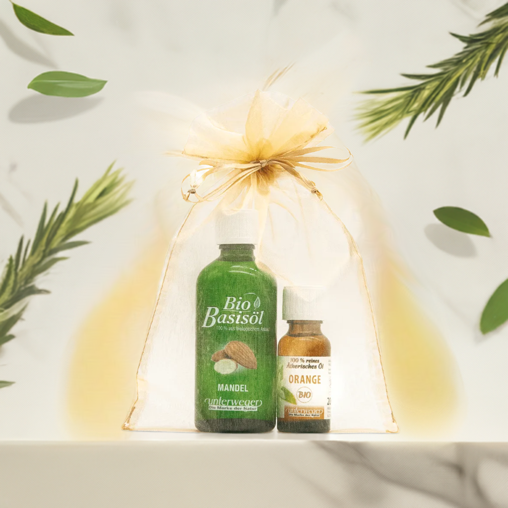 3x Skin Oil Set from Unterweger - Lavender, Orange & Mountain Pine