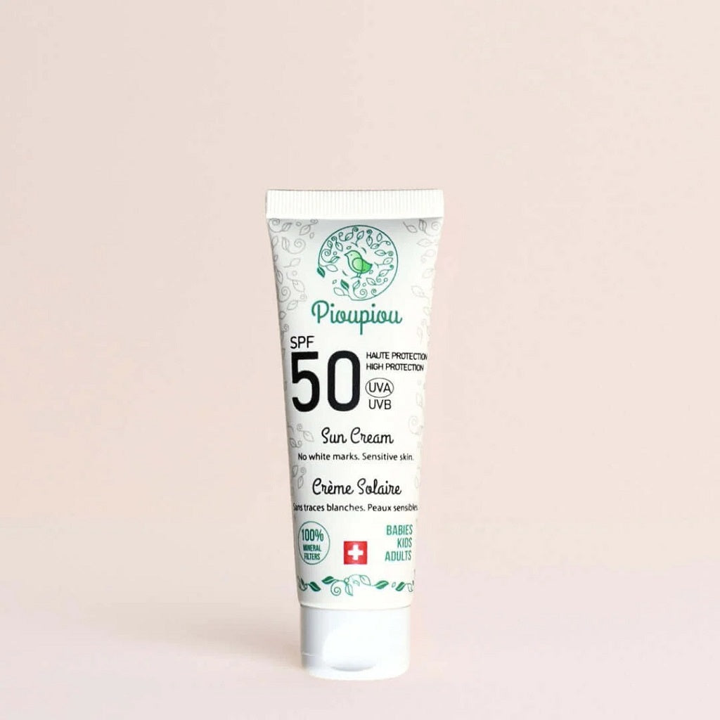 Mineralische Sonnencreme LSF 50 für Babys und Kinder – natürlicher UVA- und UVB-Schutz ohne Nano-Filter für empfindliche Haut