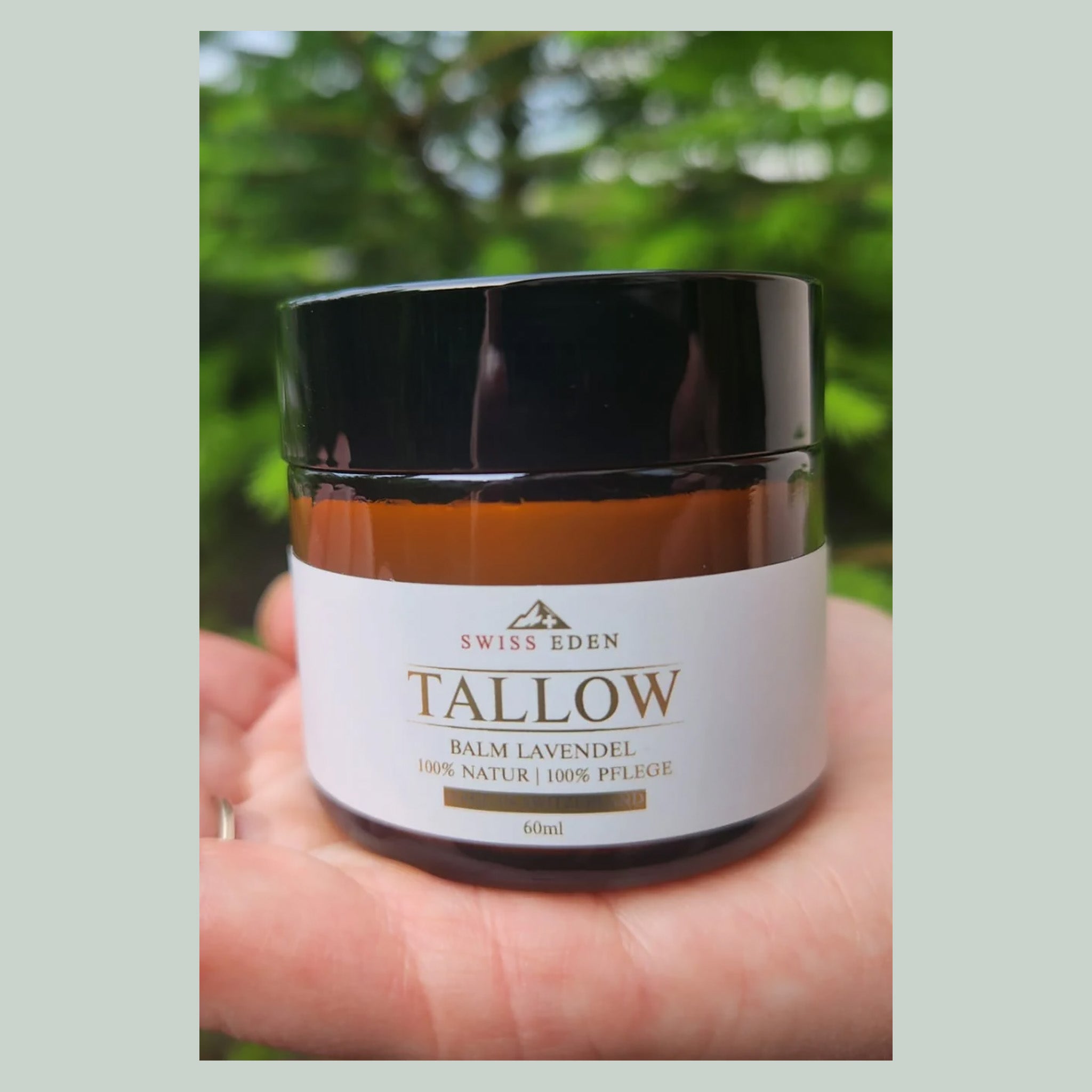 Tallow Pflegecreme Lavendel – Naturkosmetik von Swiss Eden aus Bio-Rindertalg