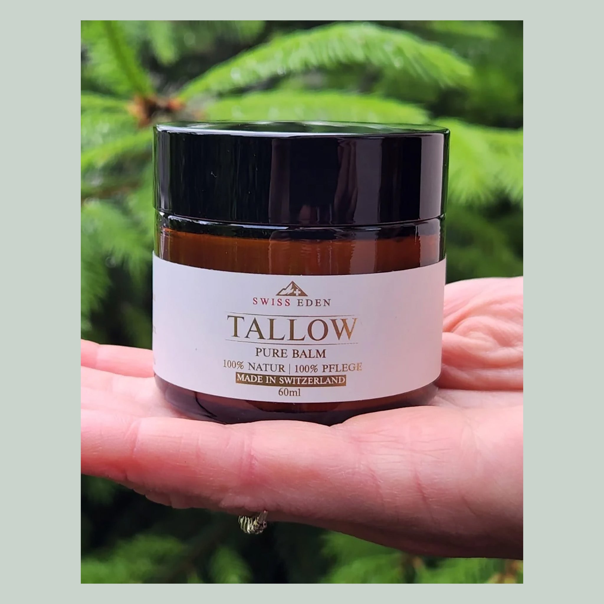 Tallow Balm Pure – Reine Naturkosmetik ohne Duftstoffe | Swiss Eden