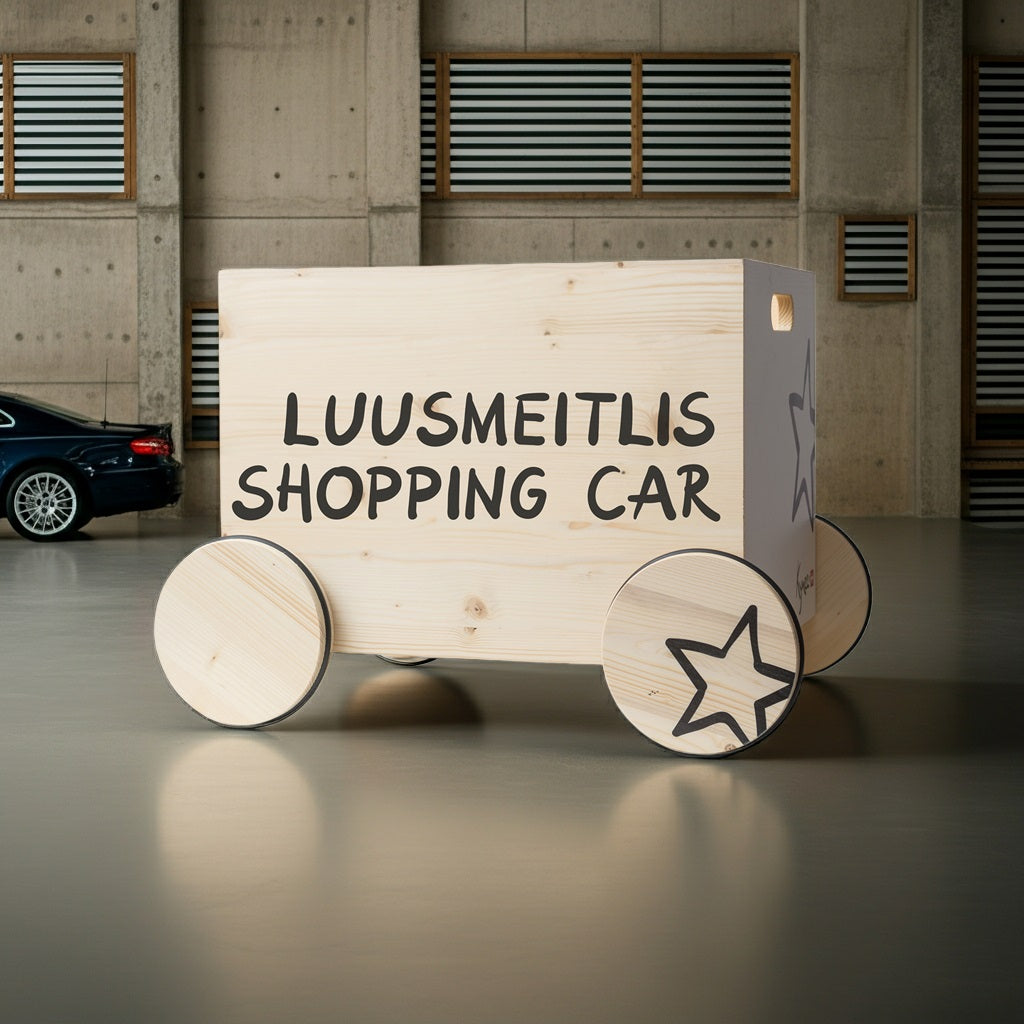 Kynee Spielzeugkiste Shopping Car – Spielzeug & Aufbewahrung – Öko-Essentials
