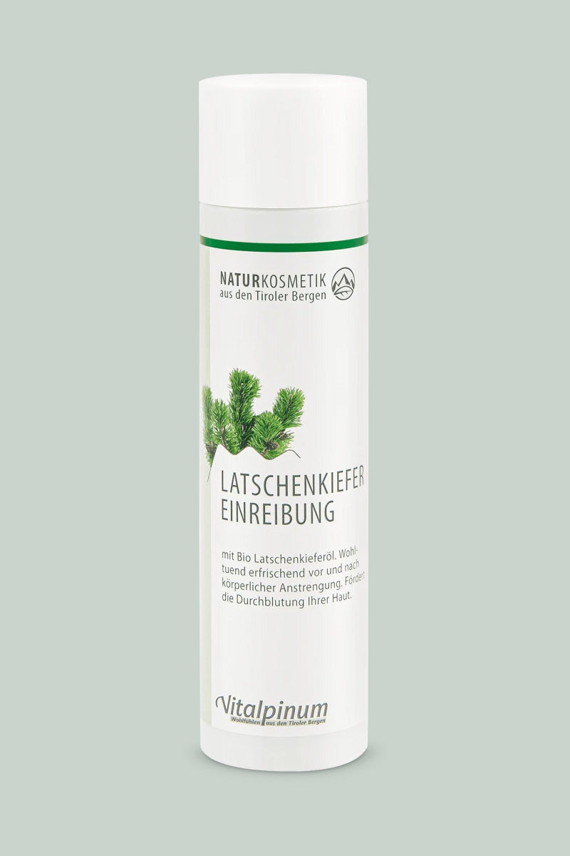 Unterweger Latschenkiefer Einreibung – vegane Naturkosmetik mit Pinus mugo Öl zur Erfrischung & Durchblutungsförderung bei körperlicher Anstrengung