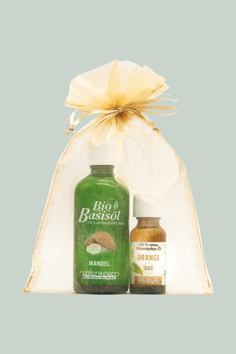 3x Skin Oil Set from Unterweger - Lavender, Orange & Mountain Pine