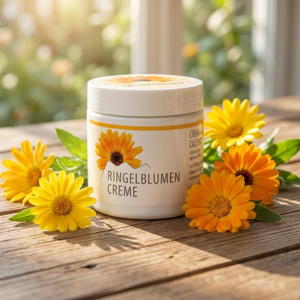 Unterweger Ringelblumen Creme mit natürlichen Kräuterextrakten