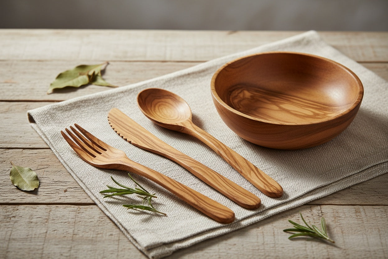 Küchenaccessoires aus Holz