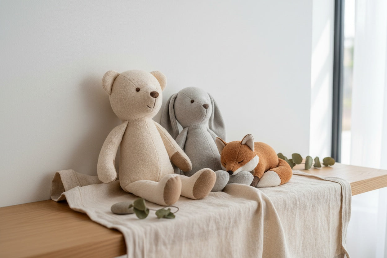 Kuscheltiere aus Naturmaterialien