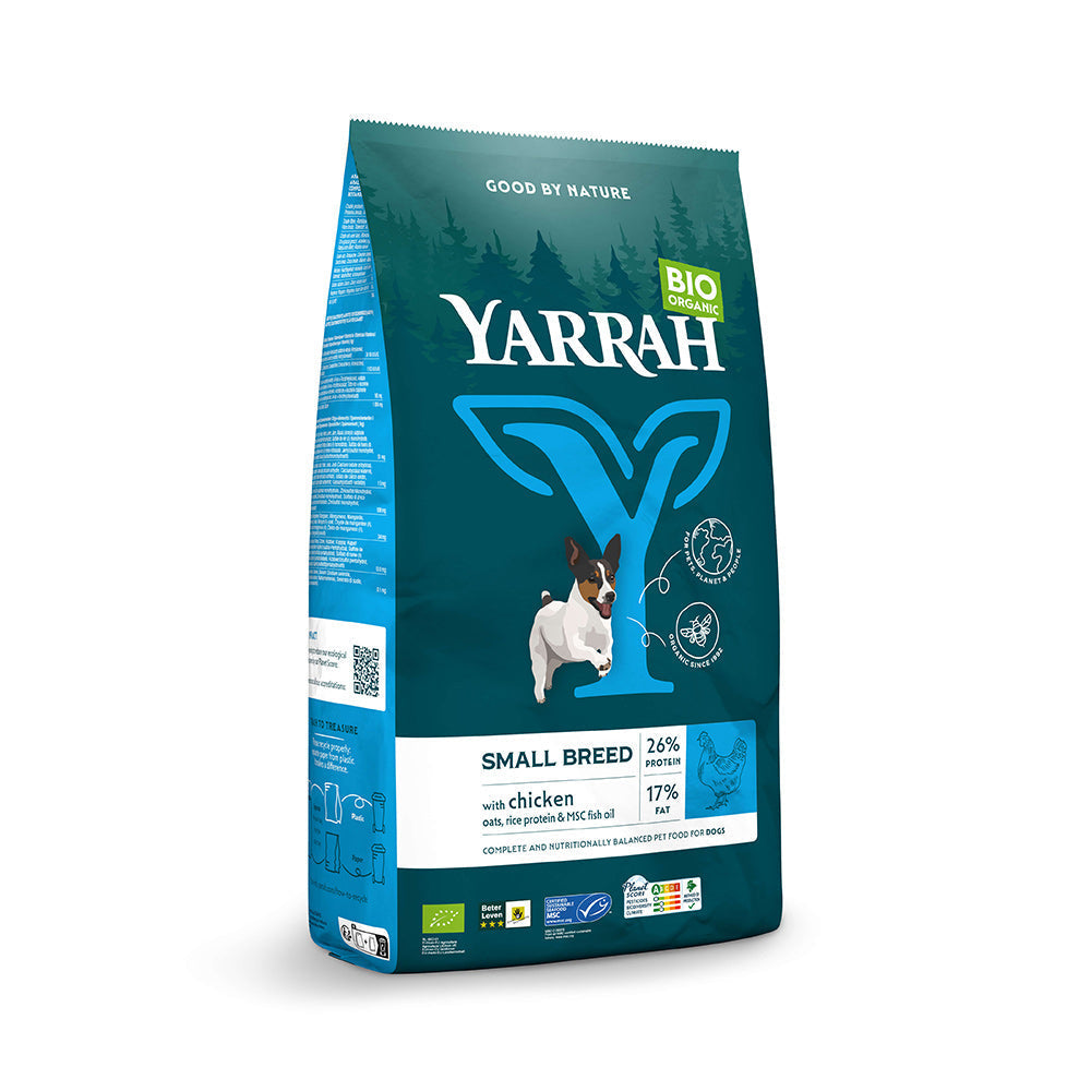 Yarrah Organic Dog Food for Small Breeds | Chicken &amp; MSC Fish