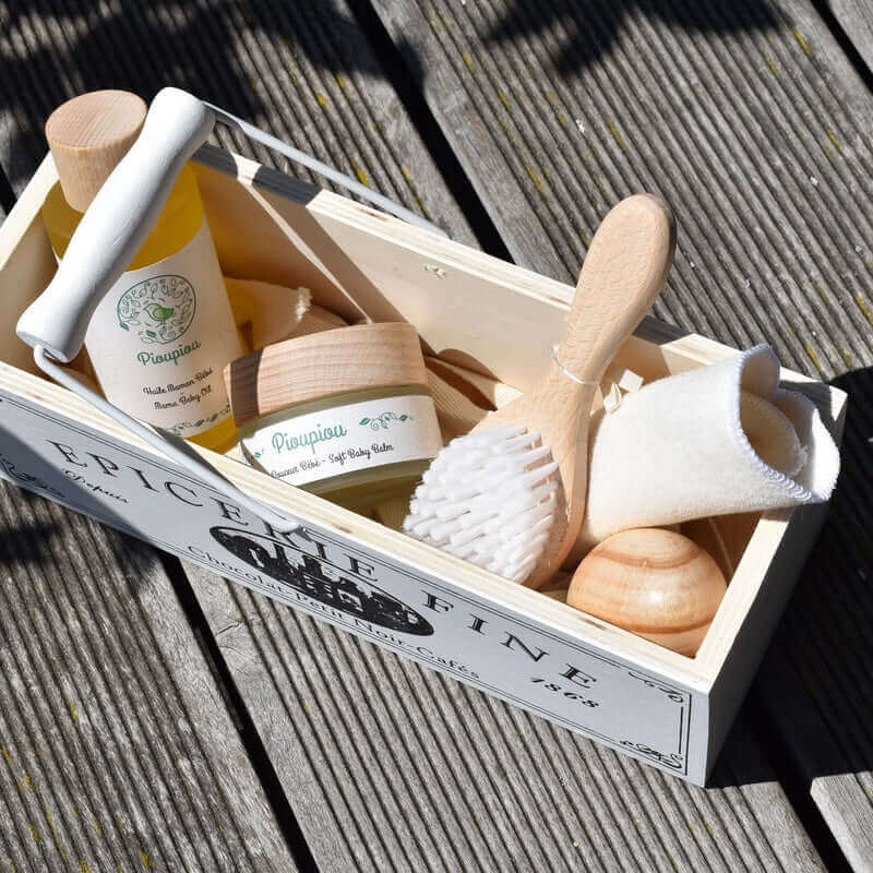 Piou-Piou Bio Baumwoll-Waschlappen – Waschbare Reinigungstücher im 5er-Set