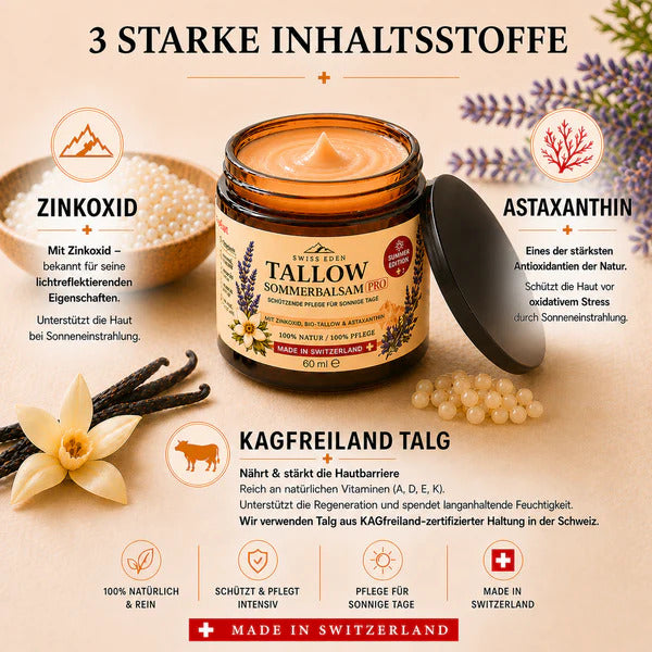 Bio Tallow Sommer Duo – Deine natürliche Pflege für sonnige und insektenreiche Tage