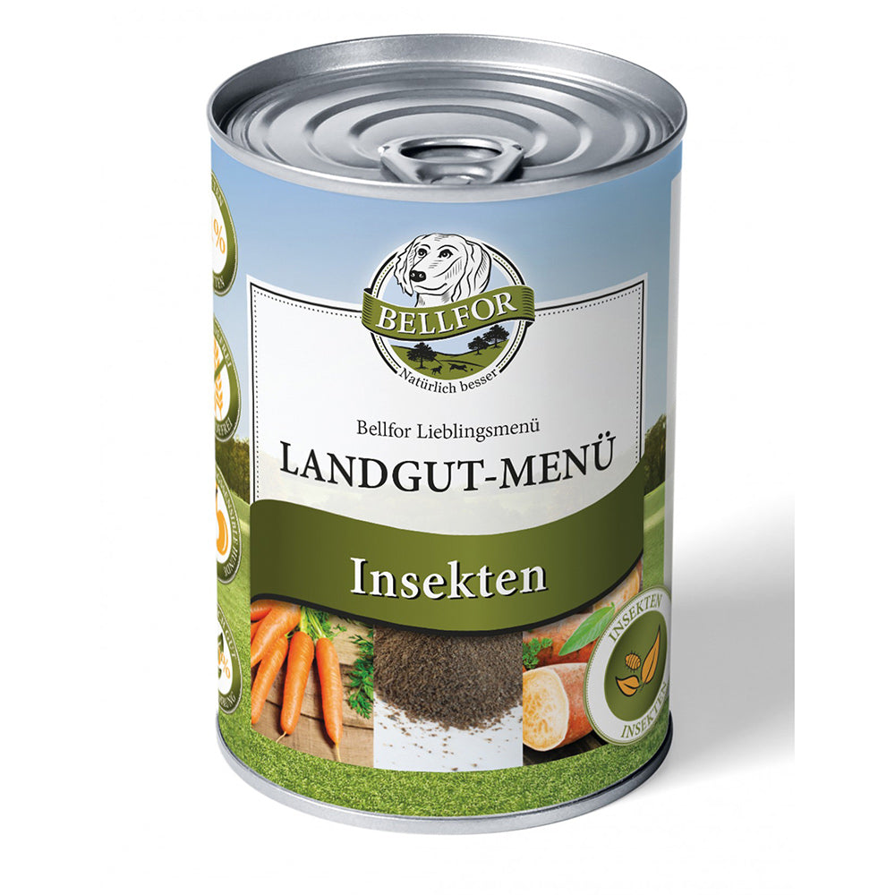 Bellfor Landgut-Menü Insekten Nassfutter hypoallergen