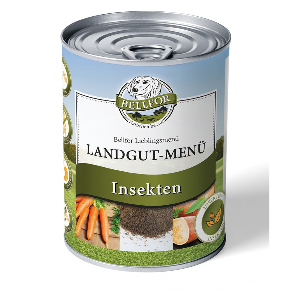 Bellfor Landgut-Menü Insekten Nassfutter hypoallergen