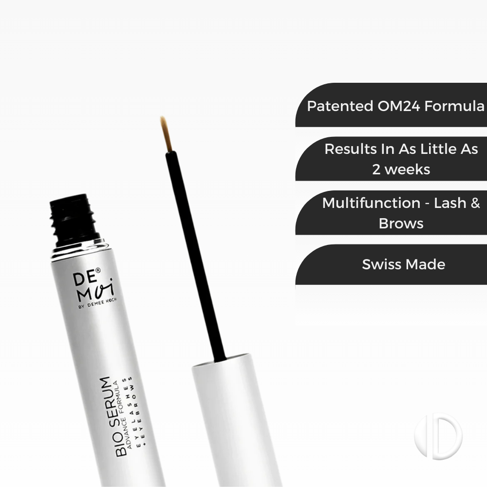 DE MOI Bio Serum Wimpern & Augenbrauen – Natürliches Wachstum