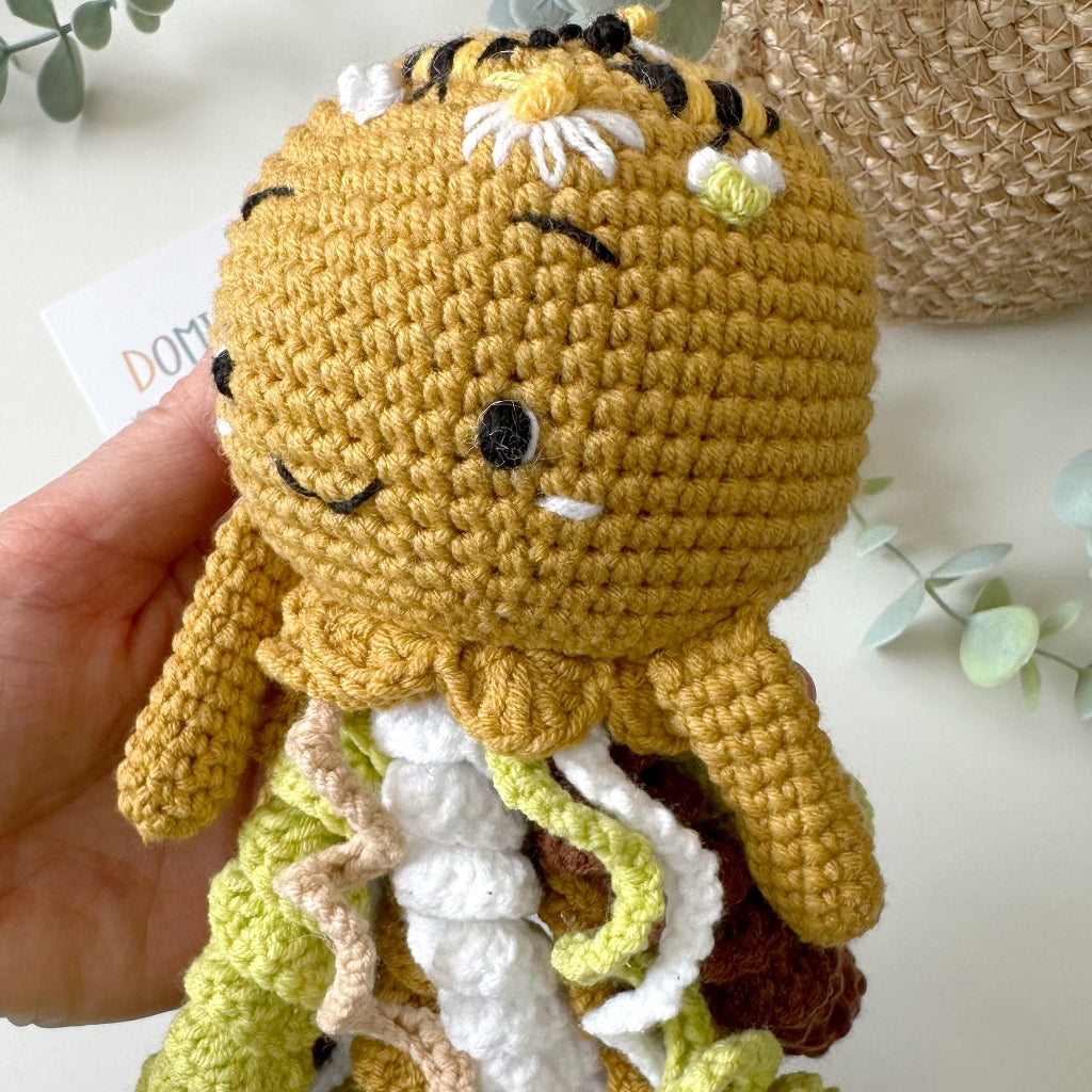 Crochet octopus plush toy - Handmade and 100% cotton