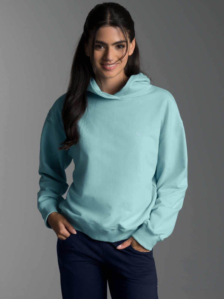 TRIGEMA Damen Oversize Hoodie | Made in Germany | Sweatshirt
