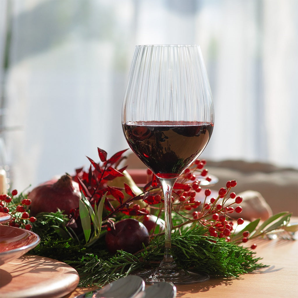 Lunasol Optima Line 18-piece glass set – Elegant wine and long drink glasses made of crystal glass