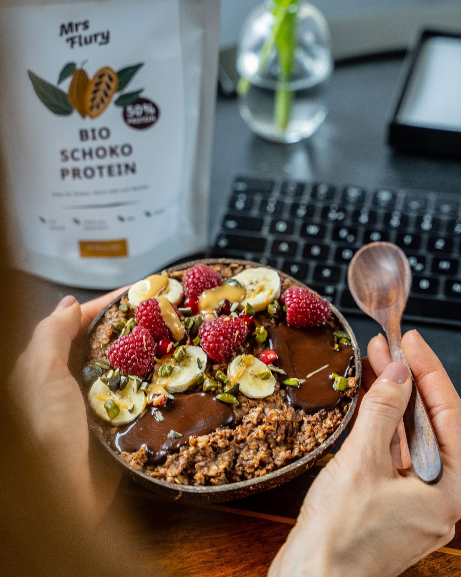 Bio Kakao Proteinpulver – 50% pflanzliches Protein