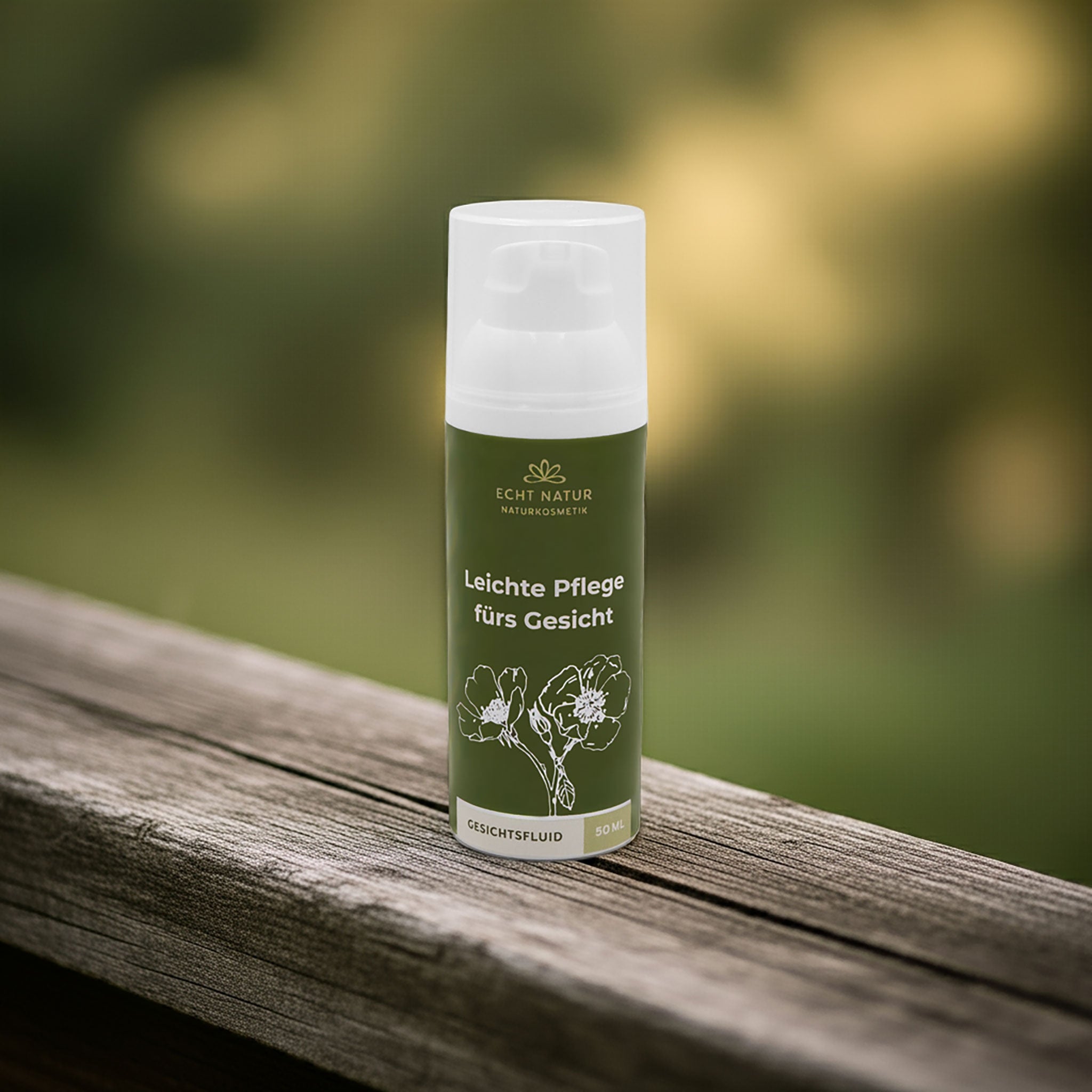 ECHT NATUR Gesichtsfluid 50ml – leichte vegane Gesichtspflege
