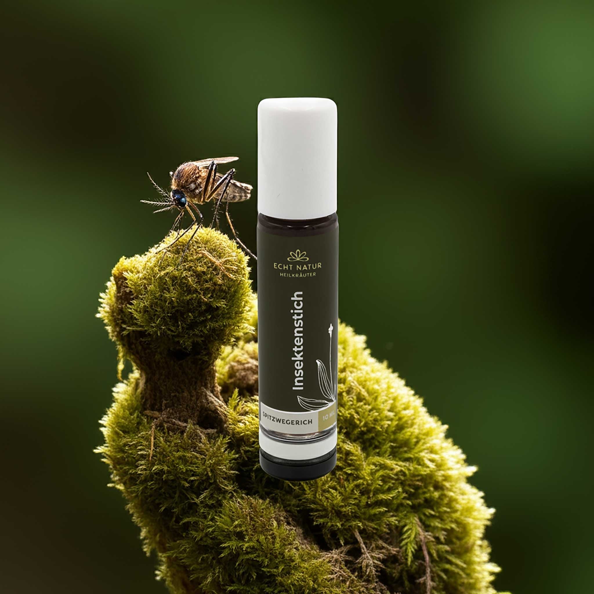 ECHT NATUR Spitzwegerich Roll-on  – natürliche Pflege nach Insektenstichen