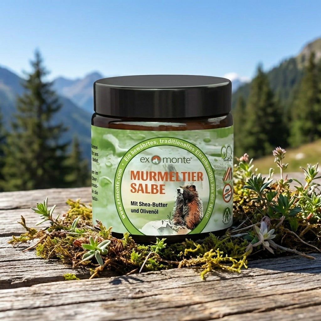 Exmonte Murmeltiersalbe aus Österreich im 100ml Tiegel
