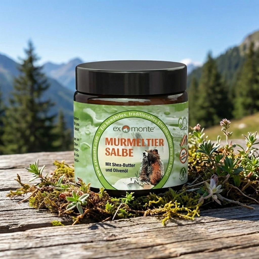 Hochwertige Murmeltiersalbe mit traditioneller Alpenrezeptur