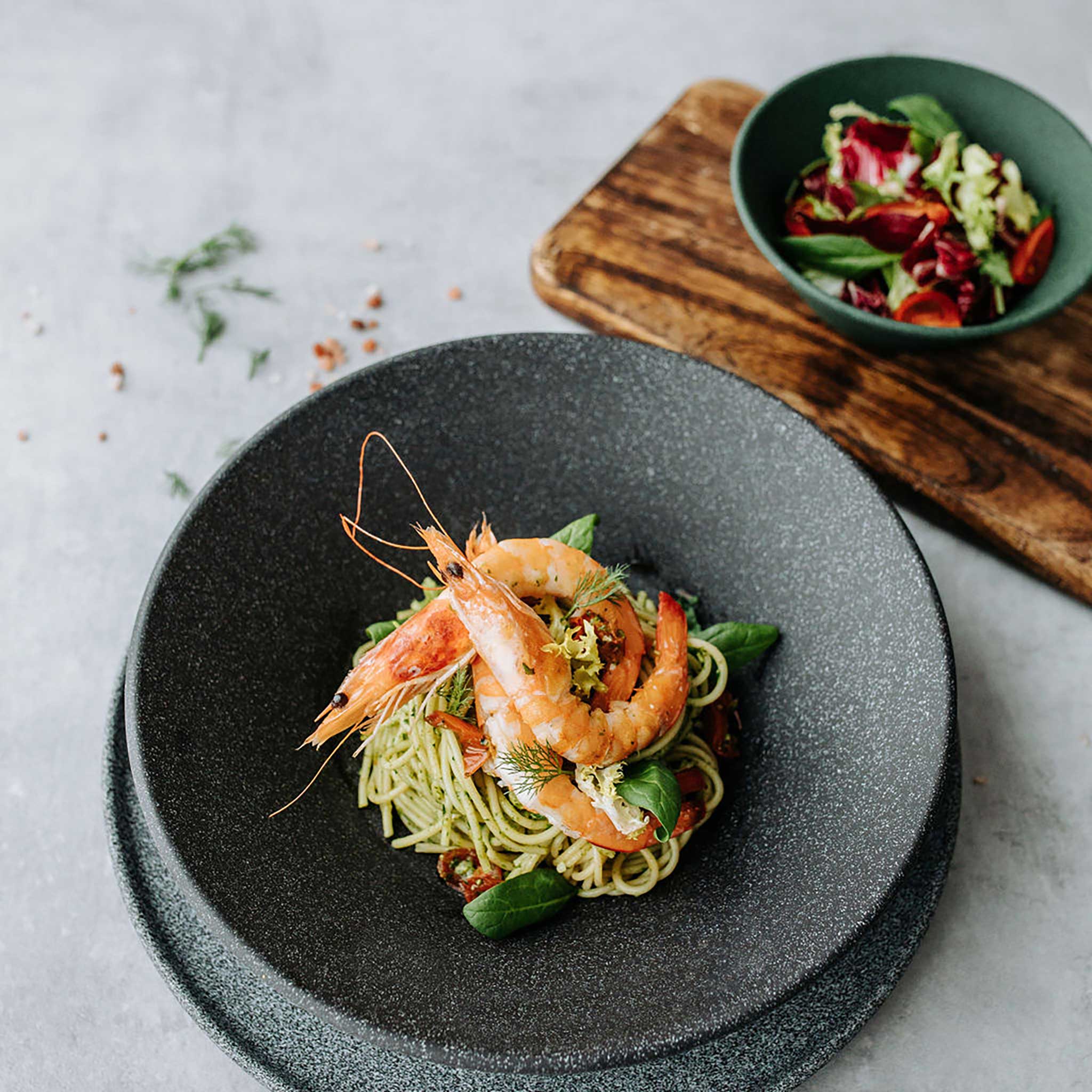GRANIT No. 4 Pasta Plate – Raw or Matte | G. Benedikt Porcelain