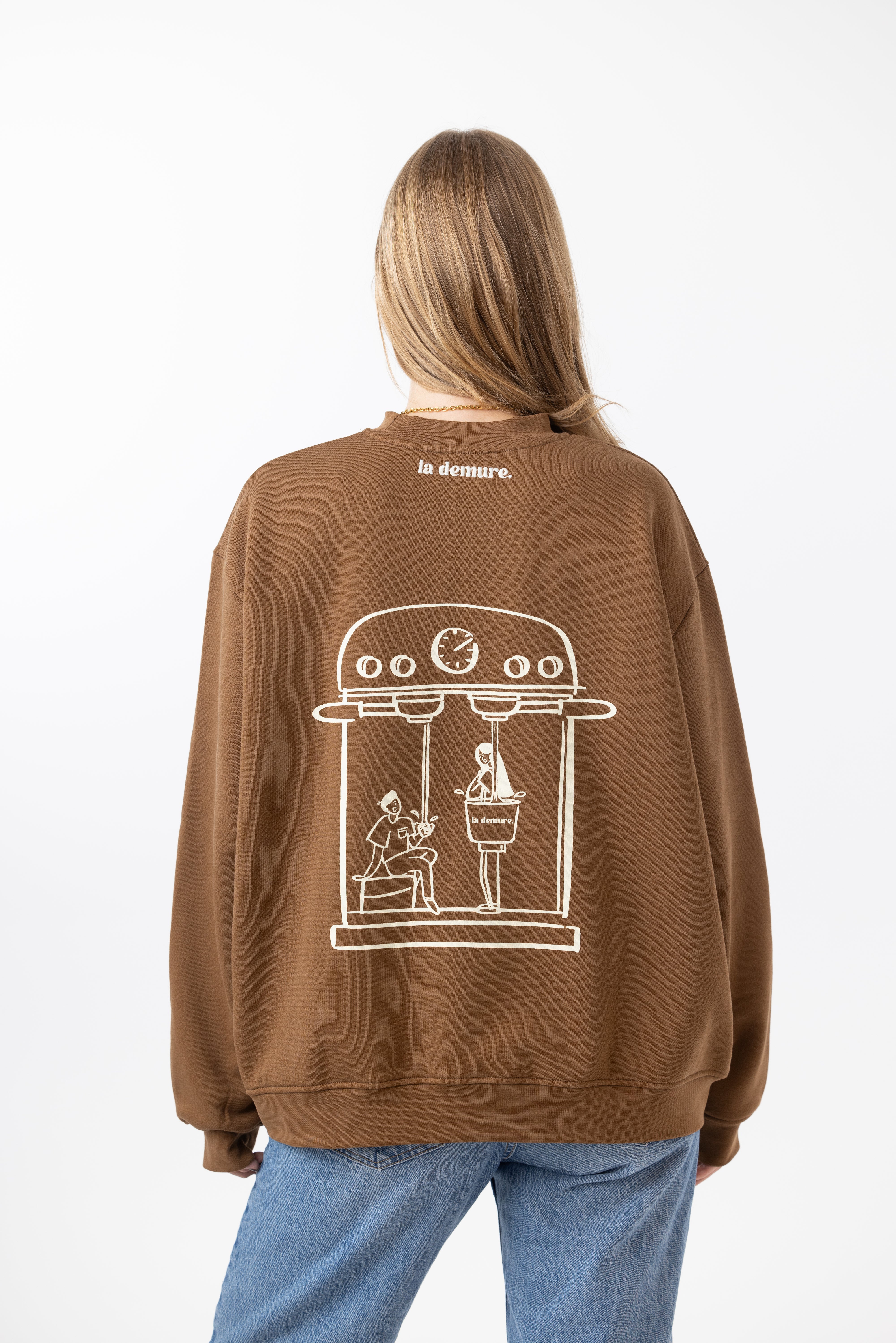 Coffee Edition Sweatshirt aus recycelter Baumwolle | Cozy & nachhaltig