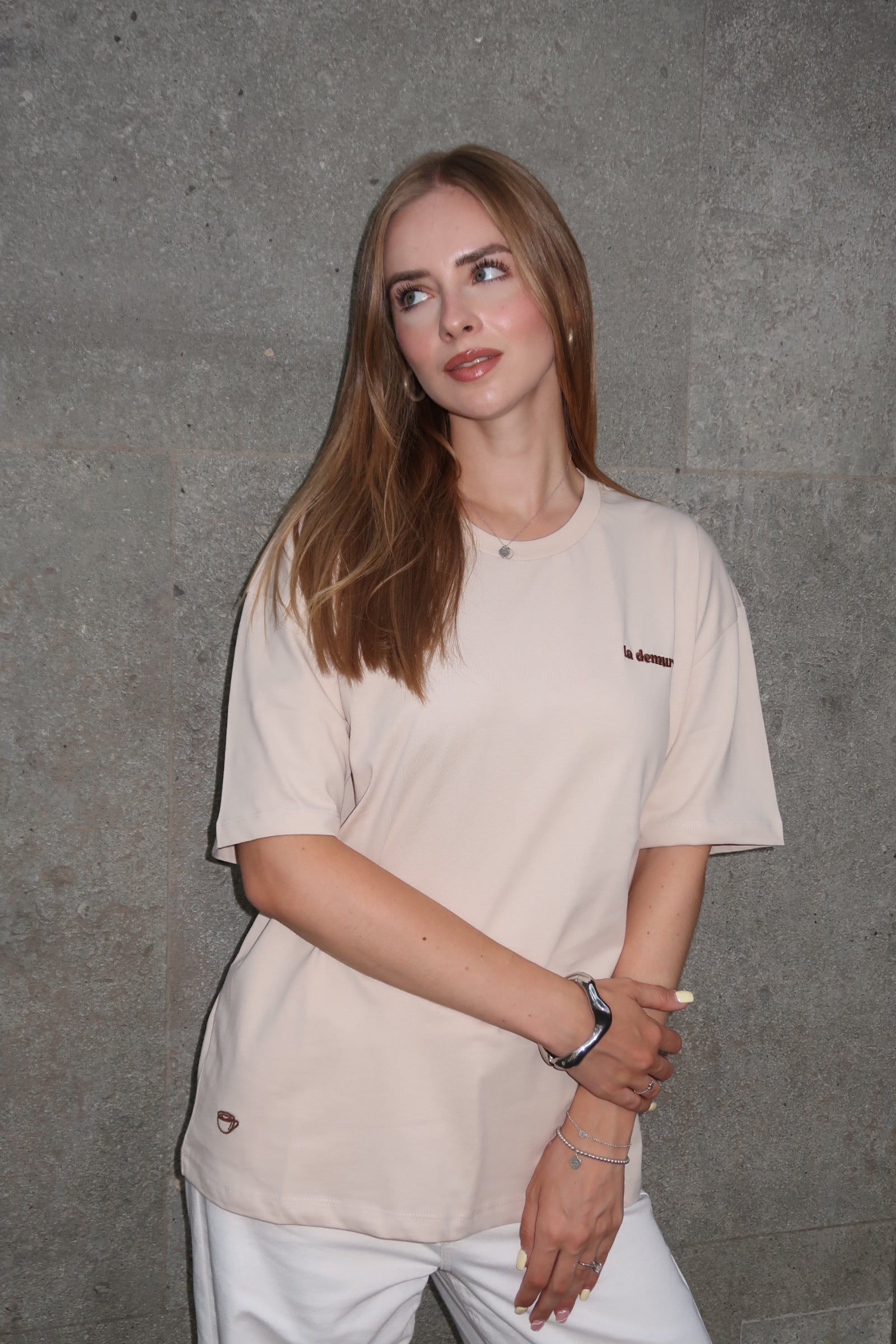 Oversized Shirt aus Bio-Baumwolle | Cozy Coffee Look