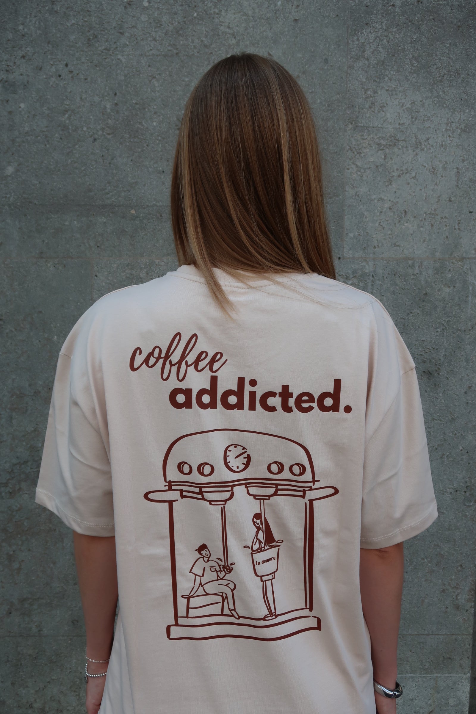 Oversized Shirt aus Bio-Baumwolle | Cozy Coffee Look