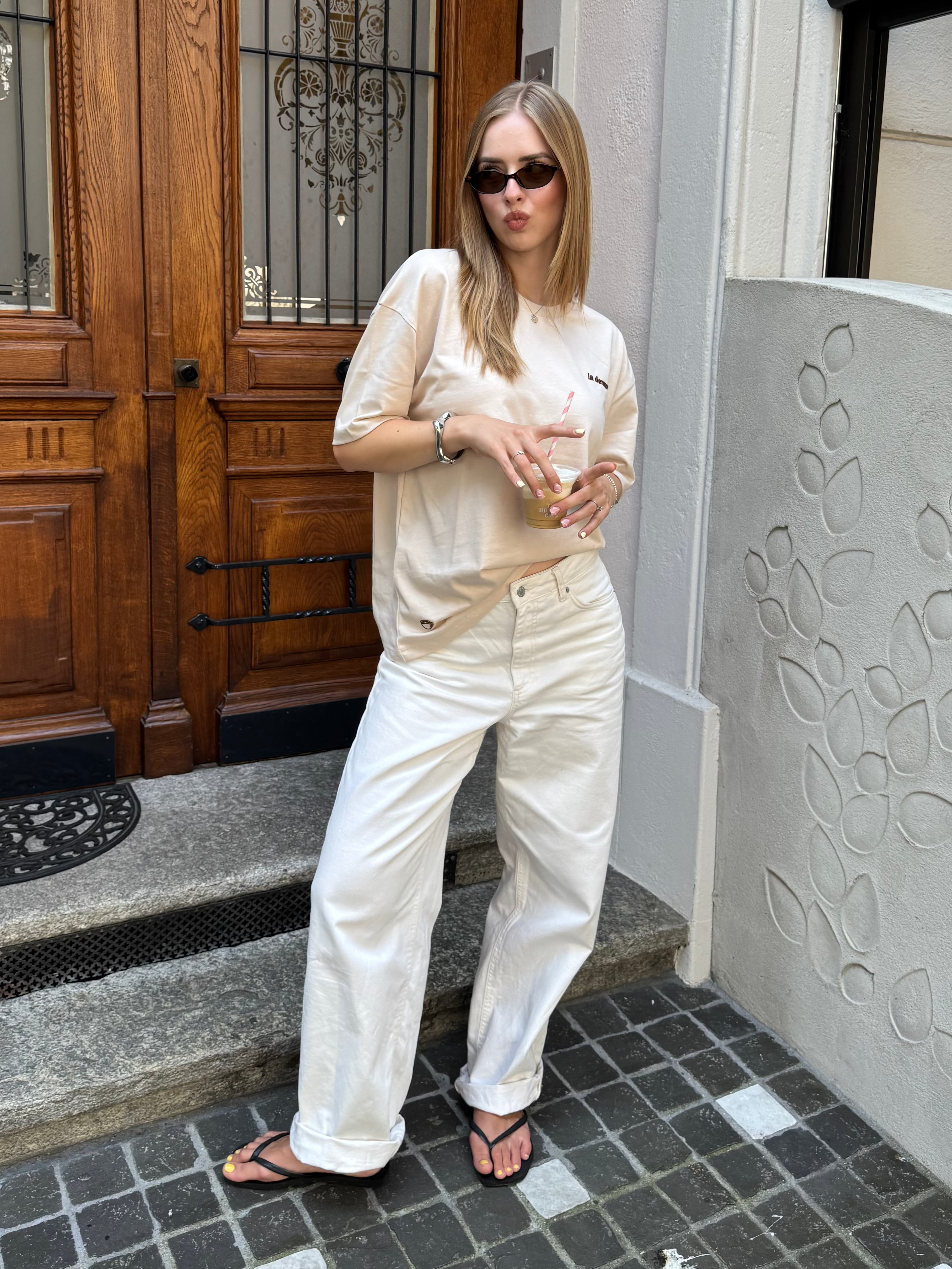 Oversized Shirt aus Bio-Baumwolle | Cozy Coffee Look