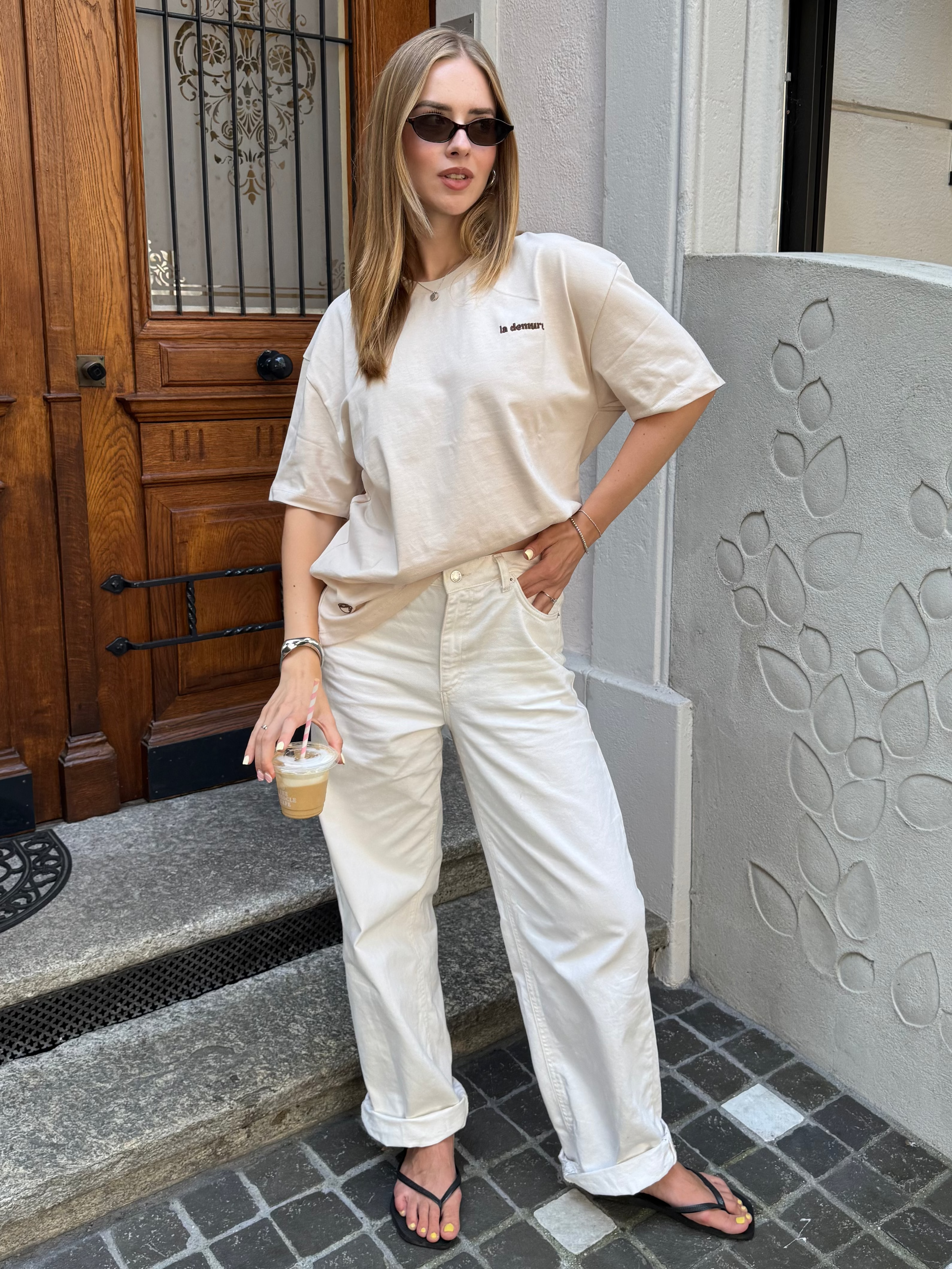 Oversized Shirt aus Bio-Baumwolle | Cozy Coffee Look