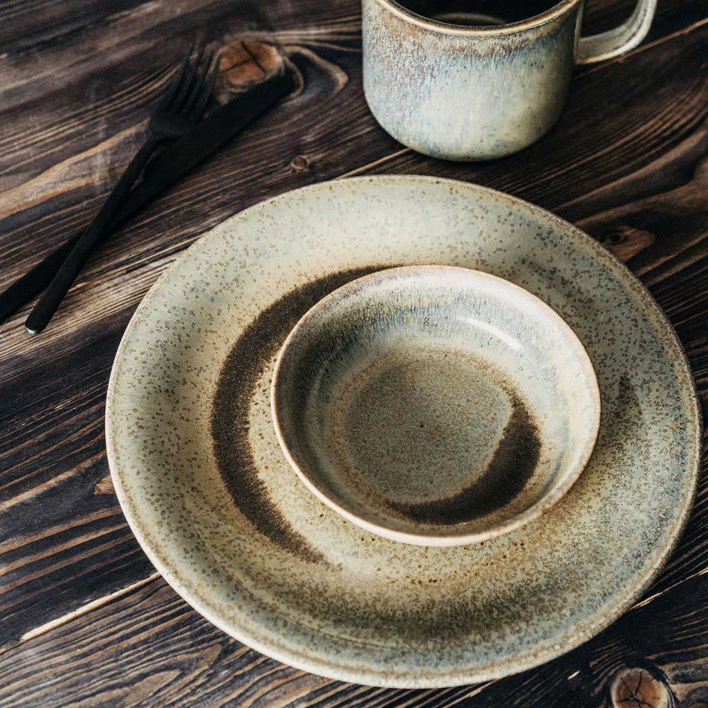 Langenthal Craft Selection Etna Schüssel oval – Hartporzellan im Naturdesign