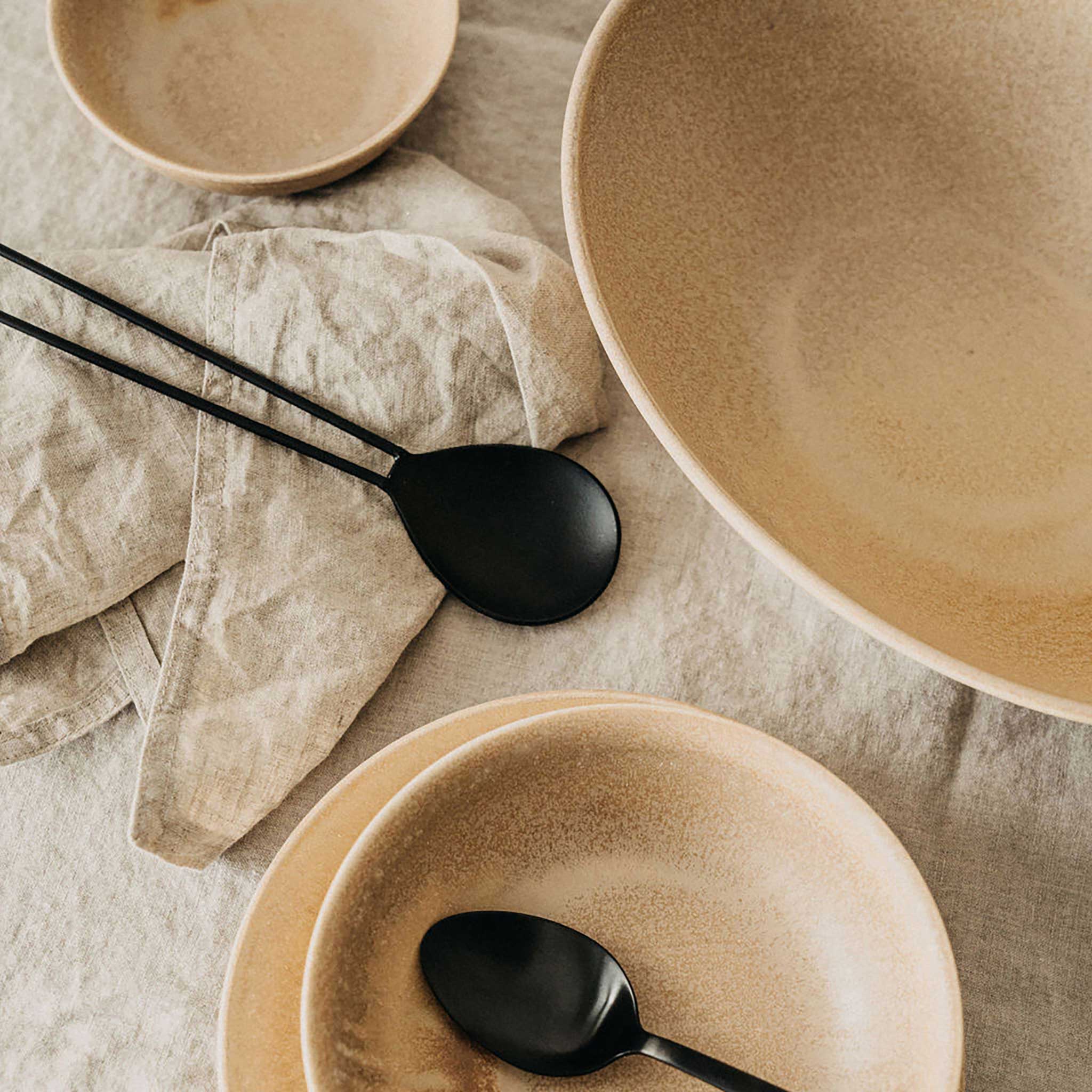 Langenthal Craft Selection Gobi – Hard Porcelain Set | Oval Plates &amp; Bowls