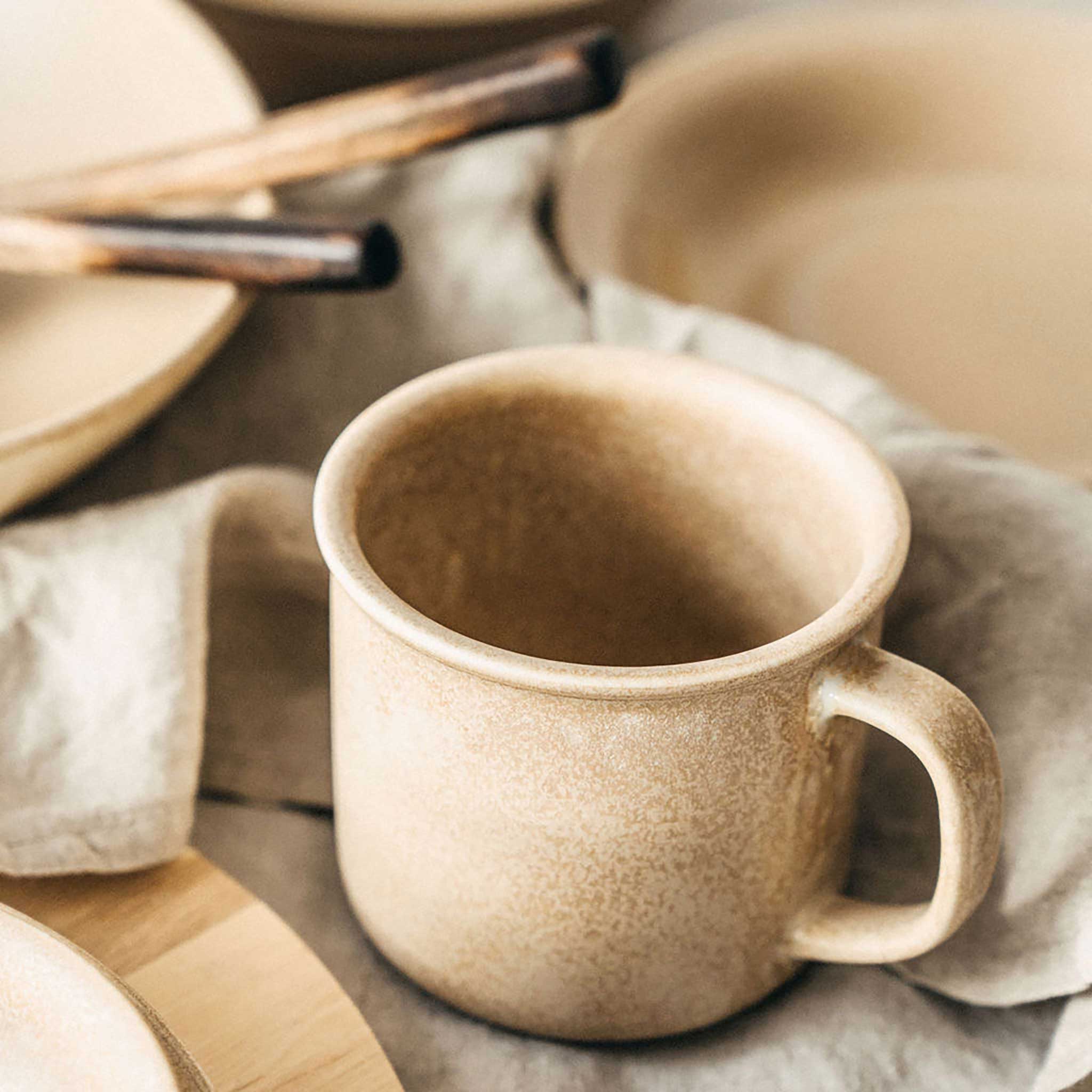 Langenthal Craft Selection Gobi Mug – Becher aus Hartporzellan im Naturdesign