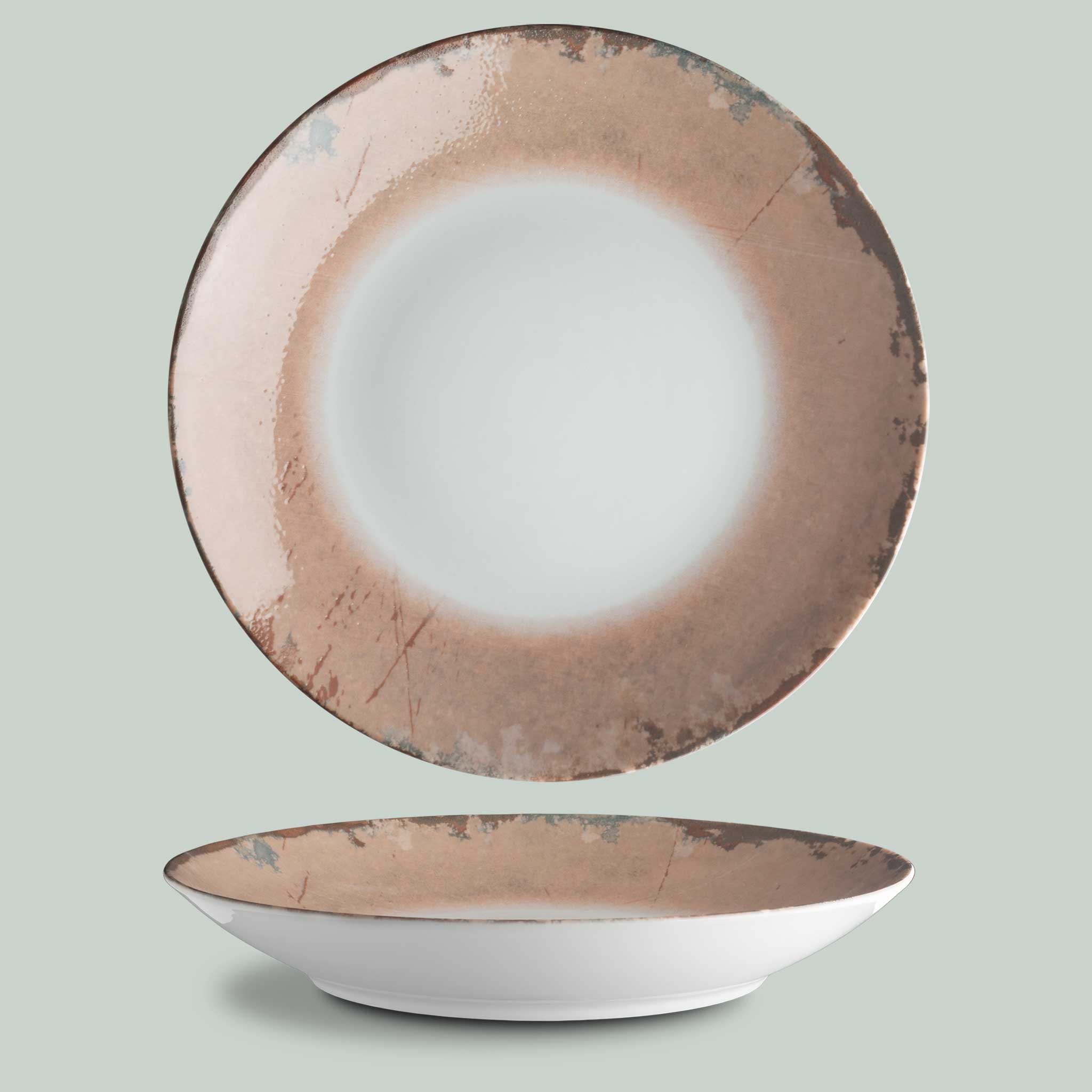 Suisse Langenthal Decolab Stone Schale 29cm – Grosse Porzellanschale im Steindesign