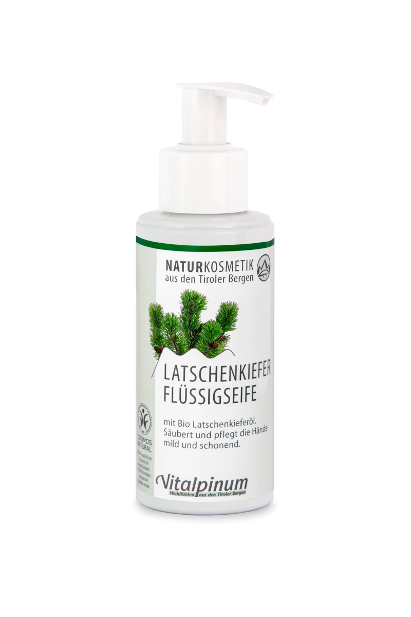 Latschenkiefer Flüssigseife mit Bio Latschenkiefer-Öl – milde & pflegende Handseife | Unterweger