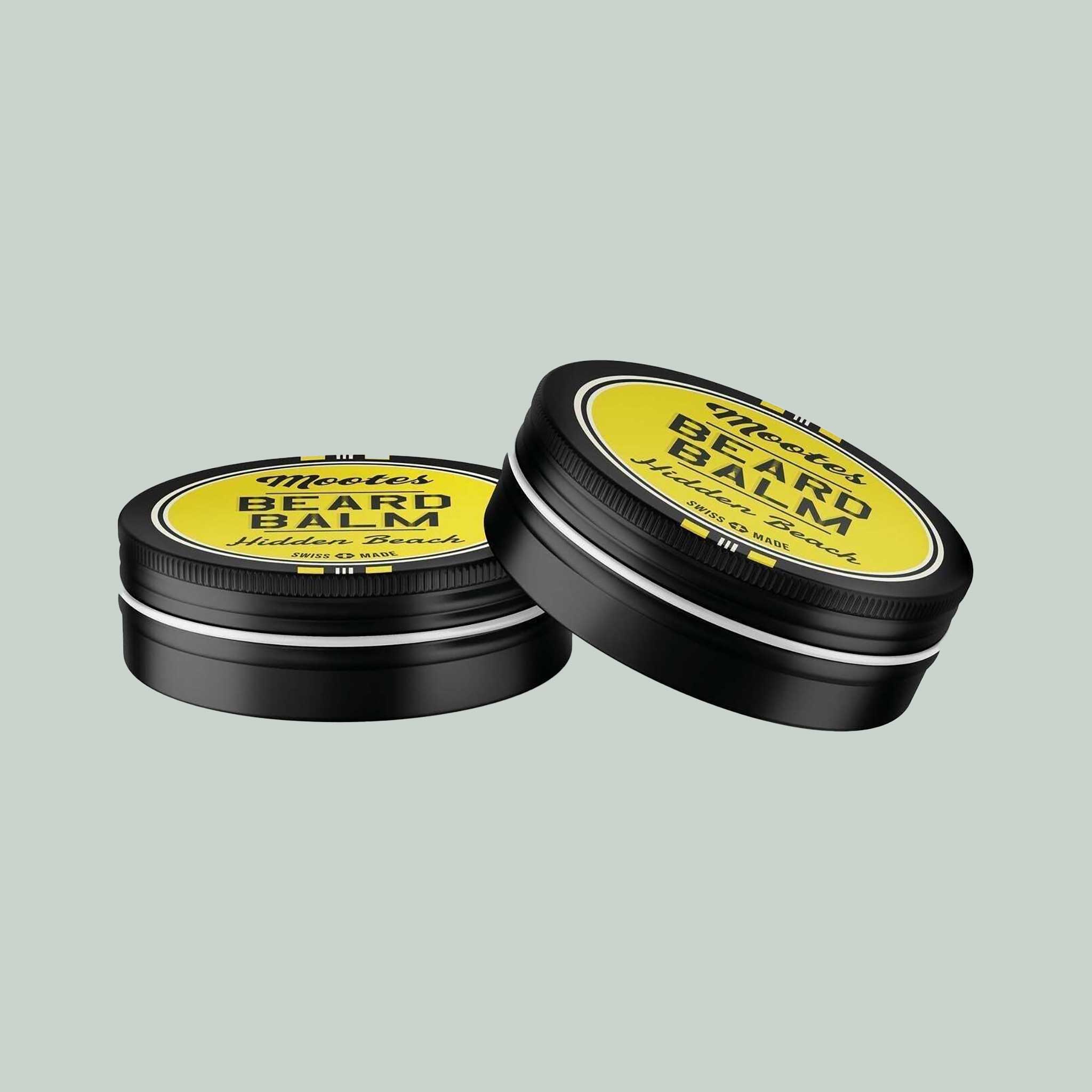 Mootes Beard Balm Hidden Beach – Beard care with a fruity-fresh summer scent