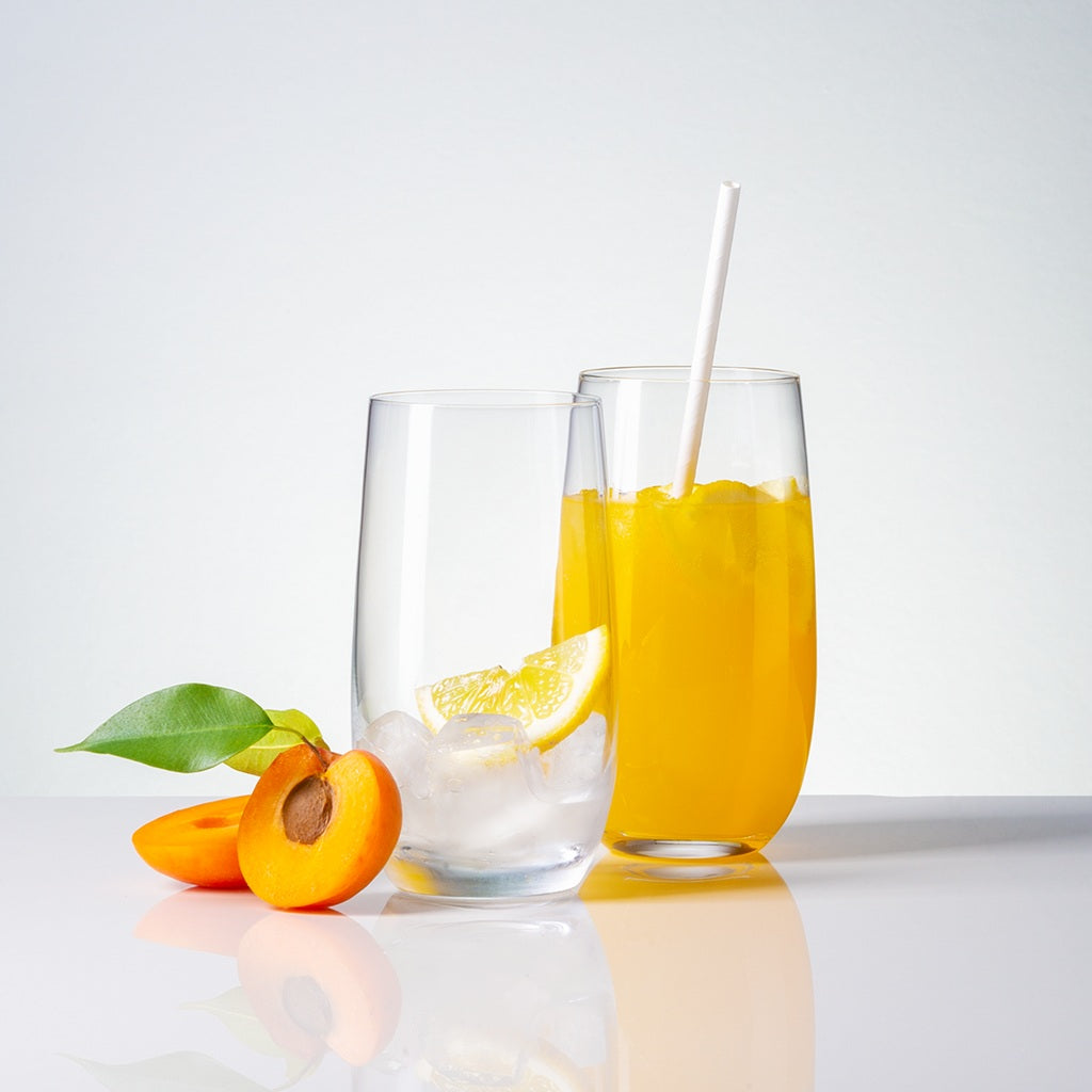 Elegant wine glasses &amp; long drink glasses made of crystal glass - Lunasol Optima Starter Set 18-piece