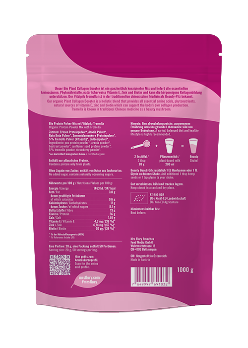 Bio Plant Collagen Booster – Veganes Beauty Protein mit Tremella