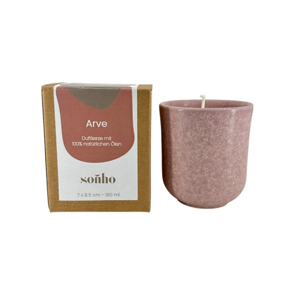 Swiss pine scented candle – Swiss handcrafted in a ceramic container