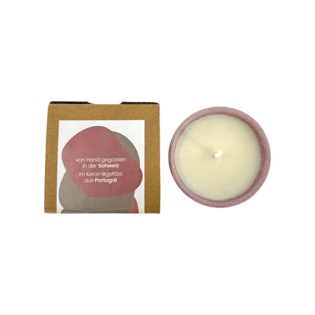 Swiss pine scented candle – Swiss handcrafted in a ceramic container