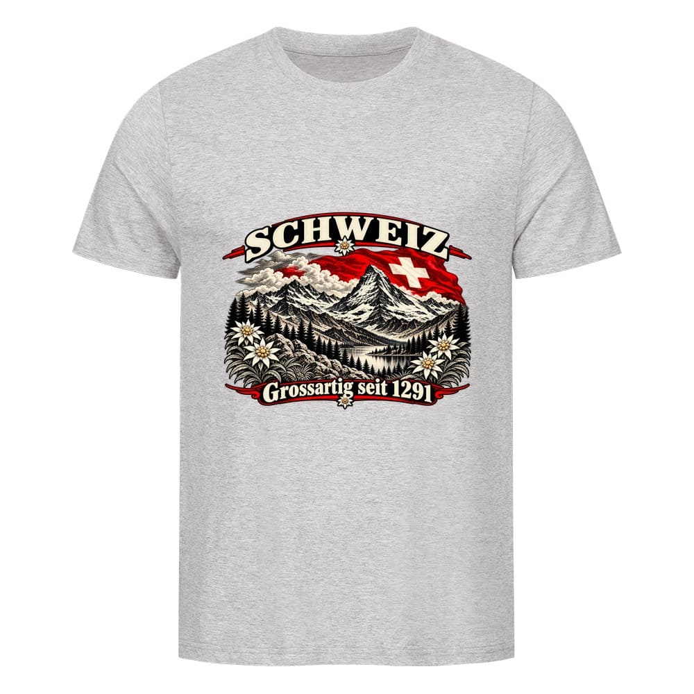 Schweizer T-Shirt – Schweiz Grossartig seit 1291