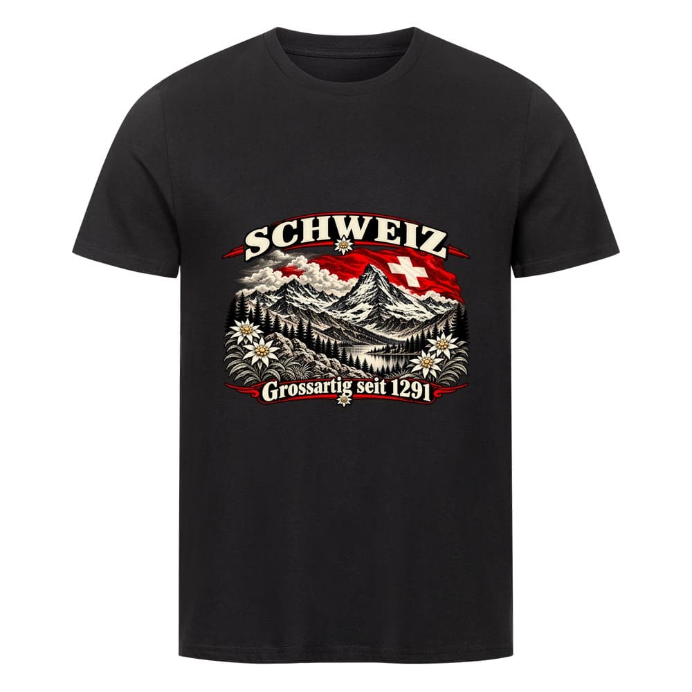 Schweizer T-Shirt – Schweiz Grossartig seit 1291