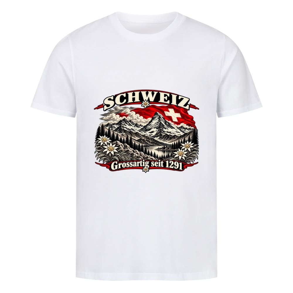 Schweizer T-Shirt – Schweiz Grossartig seit 1291