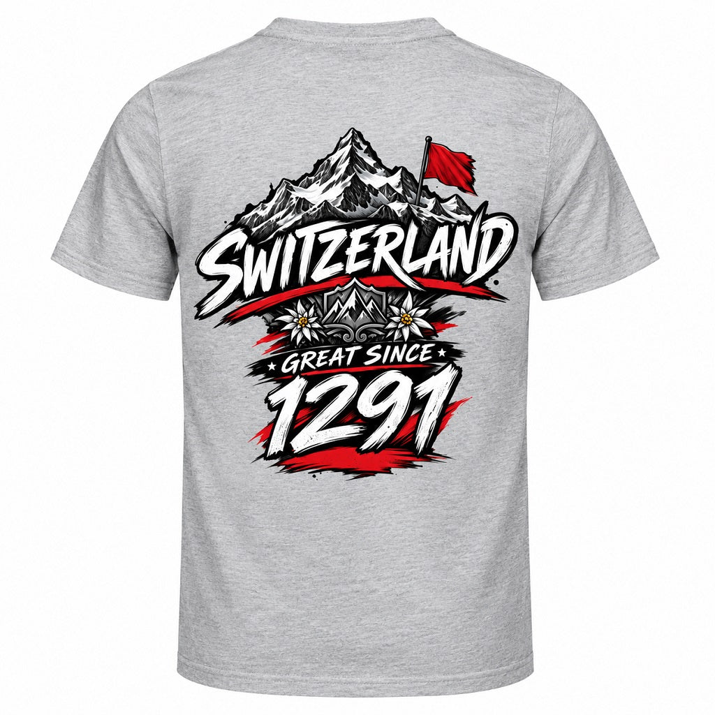 Schweizer T-Shirt – Switzerland Great Since 1291
