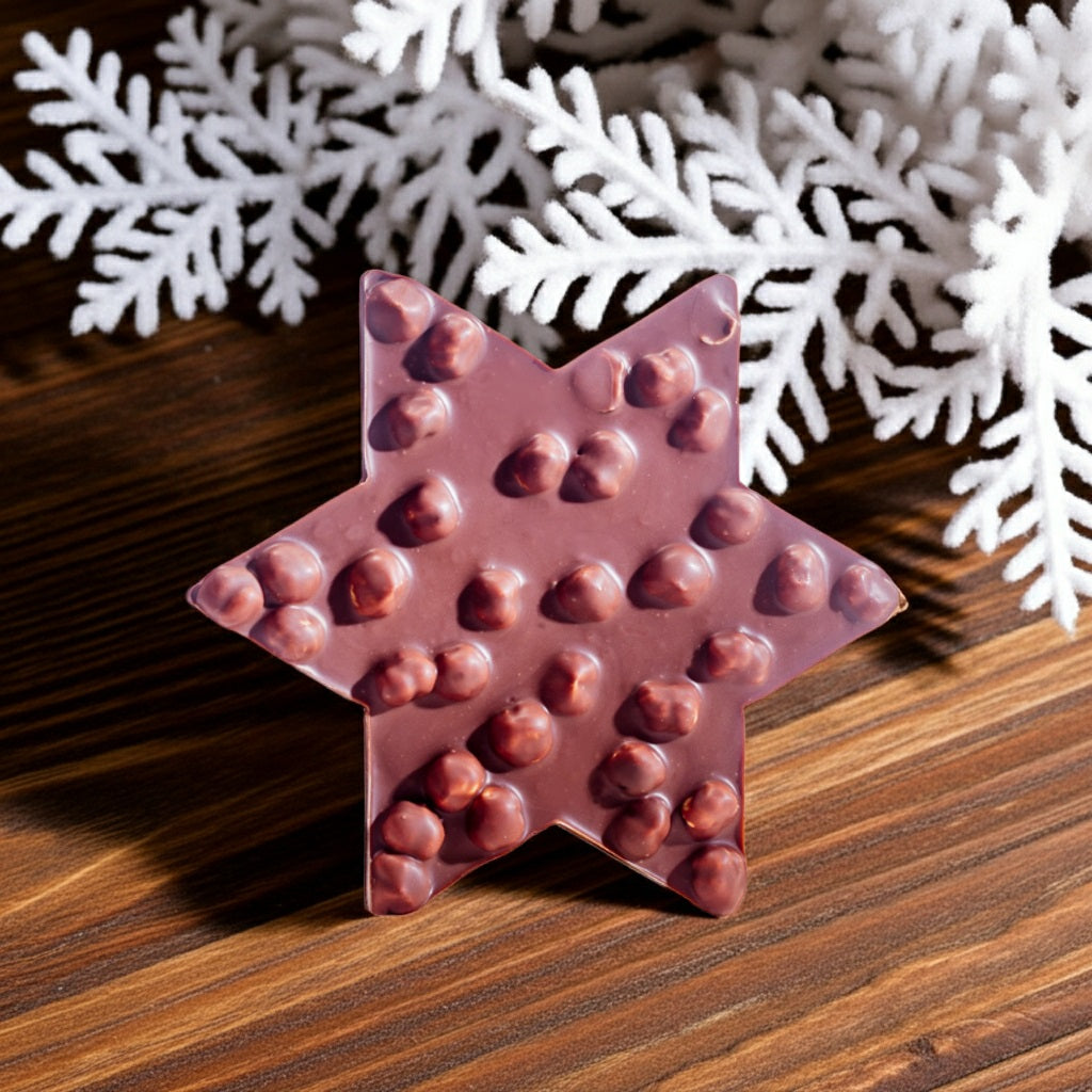 Aeschbach Schokolade Stern Milch mit Haselnüssen – 150 g