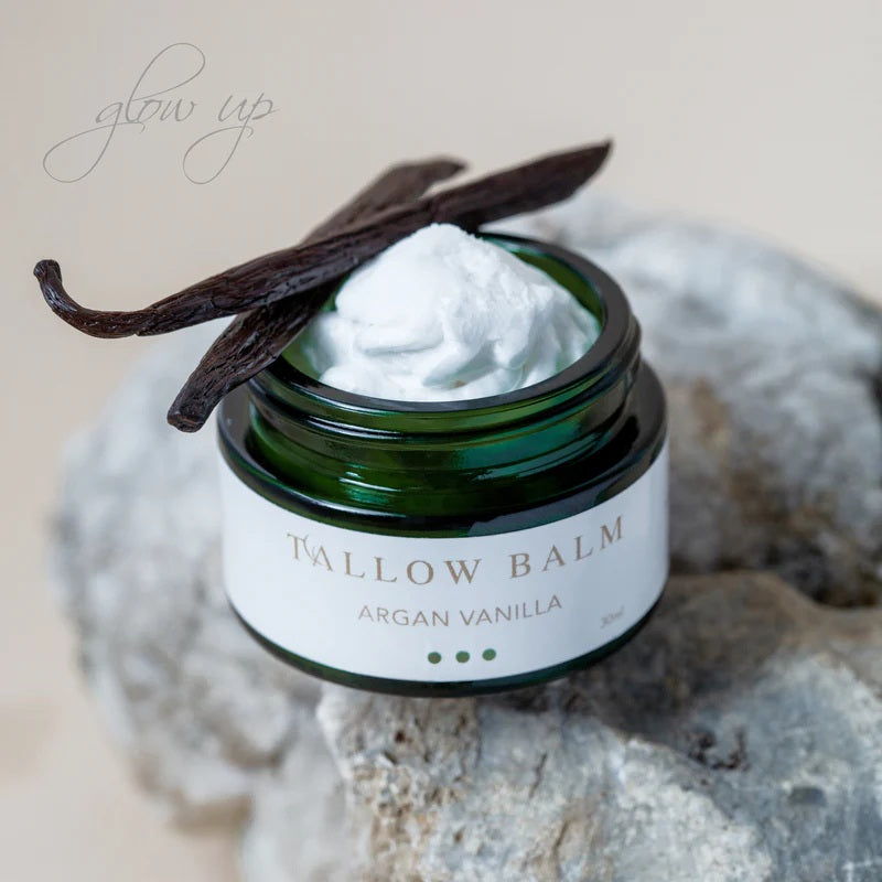 Swiss Tallow Balm Argan Vanille – 100%  Bio-Rindertalg von Swiss Tallow