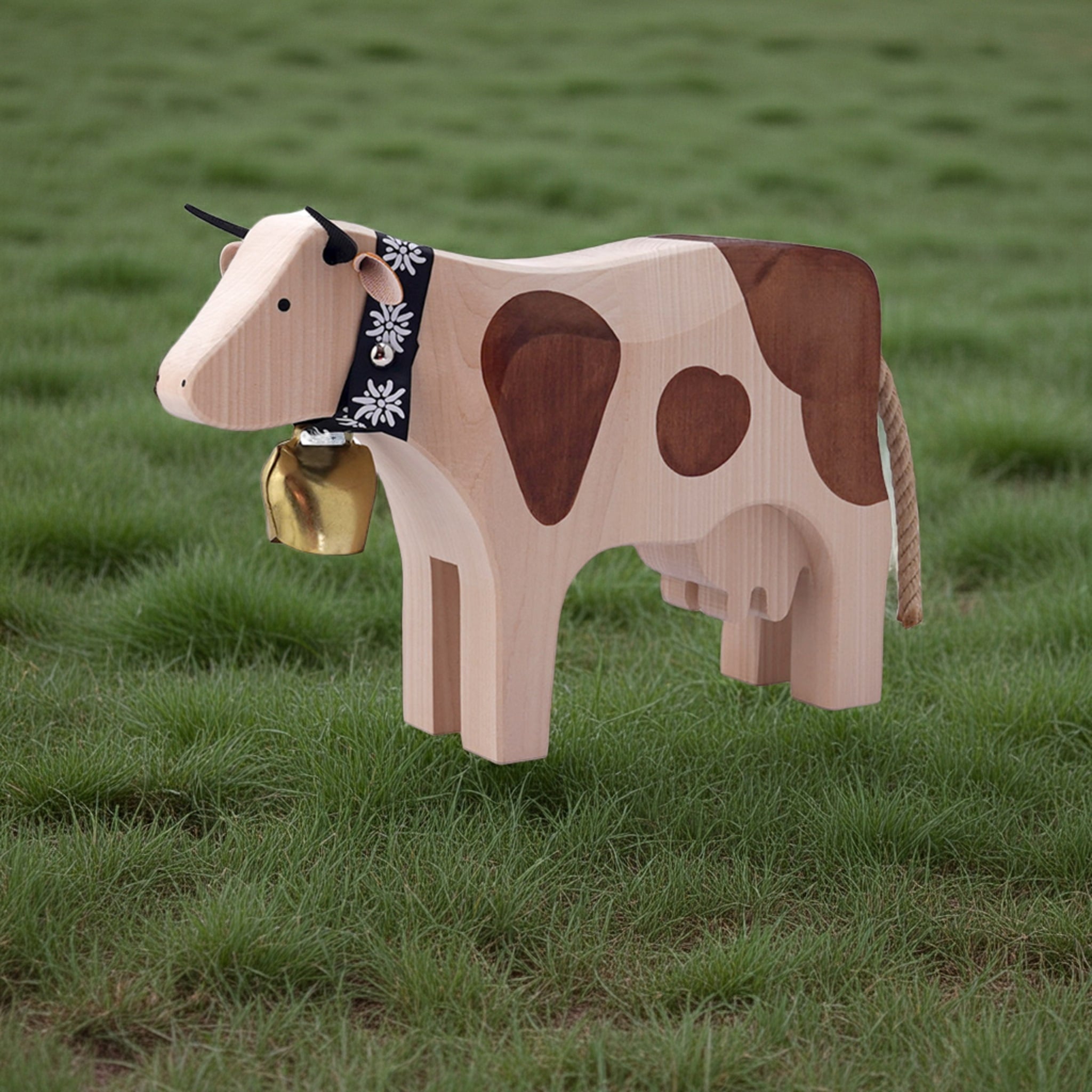 Trauffer Kuh Spezial Red-Holstein – Holzspielzeug Schweiz - handgemacht